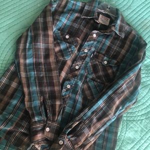 Levi’s Plaid long sleeve